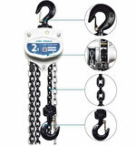 CMC ZİNCİRLİ CARASKAL 2 TON 3 M