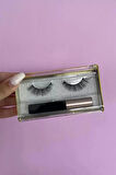 Caş Dekorasyon Manyetik Eyeliner'lı Mıknatıslı Doğal İpek Takma Kirpik #002 Yoğun