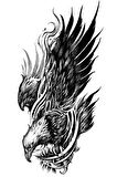 Caş Dekorasyon Kartal Figürlü Geçici Dövme Tattoo