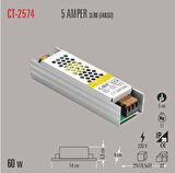 CATA 5 Amper Şerit Led Trafosu 60W CT-2574