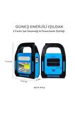CATA CT 9955 HAZAR GÜNEŞ ENERJİLİ EL FENERİ IŞILDAK USB ŞARJ EDİLEBİLİR SOLAR  EL FENERİ - INGES