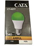 Cata CT-4277 9W 7876K (Yeşil) E27 Duylu Led Ampul