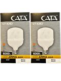 Cata CT-4262 55W 6400K (Beyaz Işık) E27 Duylu Led Torch Ampul (2 Adet)