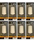 Cata CT-4059 5W (Amber Işık) E27 Duylu Led Alev Ampul (8 Adet)