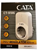 Cata CT-9186 Akım ve Çocuk Korumalı Tekli Kablosuz Priz (2 Adet)