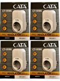 Cata CT-9186 Akım ve Çocuk Korumalı Tekli Kablosuz Priz (4 Adet)