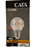 Cata CT-4288 4W 2700K (Günışığı) E27 Duylu Led G45 Filament Ampul (8 Adet)