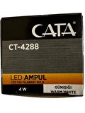 Cata CT-4288 4W 2700K (Günışığı) E27 Duylu Led G45 Filament Ampul (8 Adet)