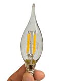 Cata CT-4062 4W 3000K (Günışığı) E14 Duylu Led Kıvrık Buji (4 Adet)