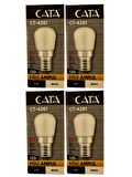 Cata CT-4261 2W 6500K (Beyaz Işık) E14 Duylu Mini Led Ampul (4 Adet)