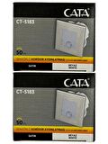 Cata CT-5183 1,5W 6400K (Beyaz Işık) Sensörlü Koridor Aydınlatması (2 Adet)