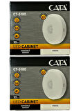 Cata CT-5180 4000K (Günışığı) Mıknatıslı Kabin Led Aydınlatma (2 Adet)