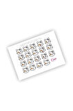 Cat Emoji Sticker Kedi Etiket (2cm)