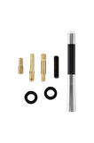 AUDİ MODELLERİ Uyumlu Alüminyum Karbon Fiber Oto Araç Anten Çubuğu Gri