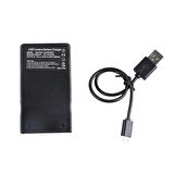 CANON CB-2LDC CB-2LDE USB şarj cihazı CANON NB-11L ve NB-11LH Batarya Uyumlu şarj Aleti Powerbanktan Şarj