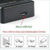 CANON CB-2LDC CB-2LDE USB şarj cihazı CANON NB-11L ve NB-11LH Batarya Uyumlu şarj Aleti Powerbanktan Şarj