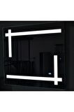 Dokunmatik LED'li 100x60 Desenli ve Renkli Ayna 