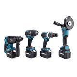 CHELİKBEİ DÖRTLÜ SET MK800(13mm Ç.Mandren+S.Sıkma+Ş.Spral+Ş.Hilti) 