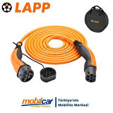 LAPP Helix® Mobilcar Elektrikli Araç Kablosu 5 Metre 22KW 32A Tip2 Şarj Tüm Araçlara Uyumlu