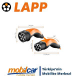 LAPP Helix® Mobilcar Elektrikli Araç Kablosu 5 Metre 22KW 32A Tip2 Şarj Tüm Araçlara Uyumlu