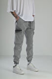 Premium Kalite Gri Jogger Pantolon