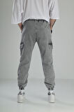 Premium Kalite Gri Jogger Pantolon