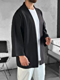 Fakir Kol Siyah Kimono