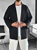 Fakir Kol Siyah Kimono