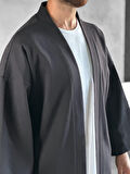 Fakir Kol Siyah Kimono