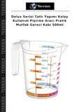 Delux Serisi Tatlı Yapımı Kolay Kullanım Pişirme Aracı Pratik Mutfak Gereci Kabı 500ml