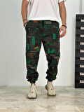 Erkek Mailbox Desenli Jogger