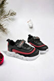 Memory Foam Çift Bant Işıklı Unisex Çocuk Spor Sneakers