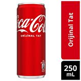 Coca Cola Kola Orijinal Tat 250 Ml X 6 Adet