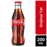 Coca Cola Kola Orijinal Tat Cam 200 Ml X 6 Adet