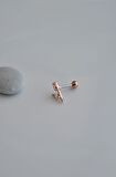 Çiçekli Tragus Helix Piercing Kıkırdak Rose Renk
