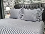 Zebra Çift Kişilik 6 Parça Nevresim Takımı Gri