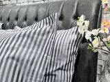 Zebra Çift Kişilik 6 Parça Nevresim Takımı Gri