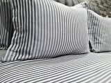 Zebra Çift Kişilik 6 Parça Nevresim Takımı Gri