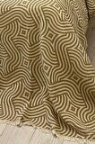 Zebra Müslin Çift Kişilik Saçaklı Pike Takımı 230x250 Kahve