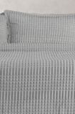 Merinos Modern Line Tek Kişilik Battaniye Seti Gri