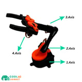 CODLAI - ArmBot Eco / Programlanabilir Robotik Kol (3D Baskı Set)