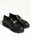 Tasha Kadın Siyah Loafer