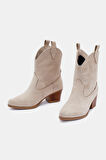 Tepic Kadın Bej Western Bot