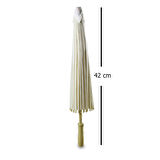 Kağıt Organizasyon Şemsiyesi Beyaz 42 cm