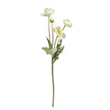 Yapay Anemon Çiçeği Beyaz 58 cm