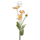 Yapay Anemon Çiçeği Turuncu 58 cm