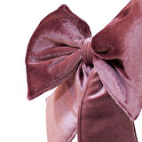 Kadife Fiyonk Pembe 30 cm