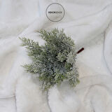 Yılbaşı Süsü Selvi Çam Demeti Yeşil 15 cm