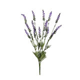 Yapay Dekoratif Lavanta Çiçeği Dalı Mor 50 cm