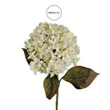 Yapay Ortanca Demeti Vintage Beyaz 65 cm